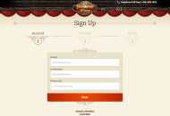 HighNoonCasino Registration Form Step 1 Desktop Device View