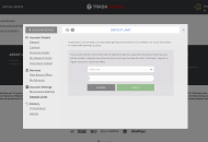 TradaCasino Responsible Gambling Settings Desktop Device View