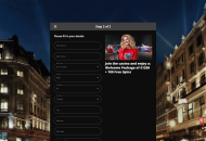 Bcasino Registration Form Step 2 Desktop Device View 