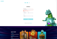  LuckyDino Registration Form Step 3 Desktop Device View